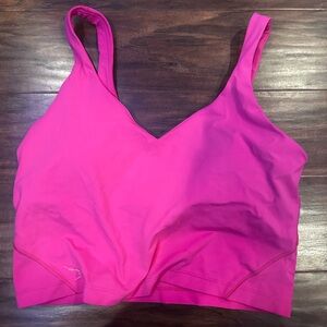 Sonic Pink Align tank with Padding